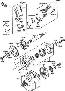 VN1500 Коленвал