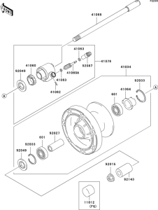  Переднее колесо