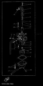 YN50 Carburetor assy
