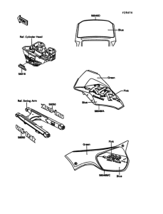 KL600 Наклейки