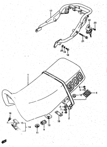 DR500 Пружина