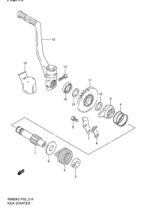 RM85 Ножной стартер