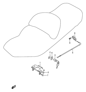 AN250 Seat support bracket