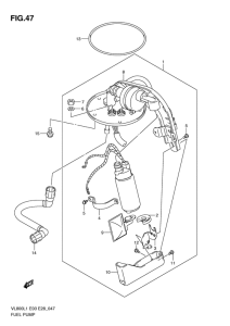 VL800 Топливный насос