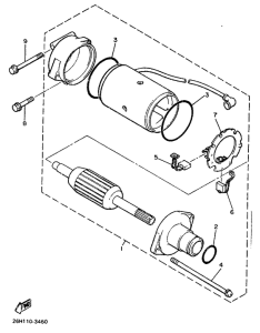 XVZ13TD Стартер