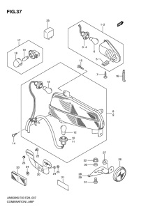 AN650 (ABS) Combination lamp