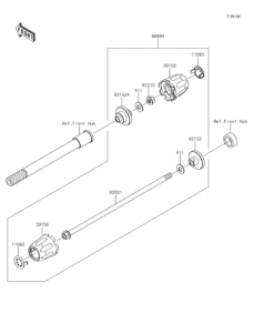 ZR1000 アクセサリ(アクスルスライダ)