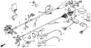 CB125T Жгут проводов