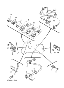 YP400G Электрические детали