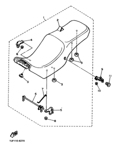 FZX750 Сиденье