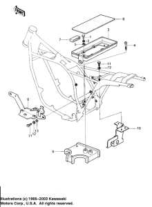  Battery case / electro bracket