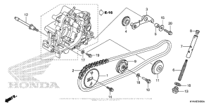 CRF110F Cam Chain + Tensioner