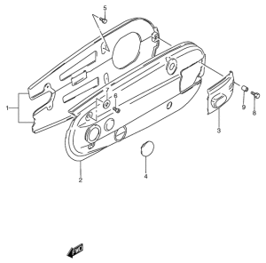 RC50 Кожух цепной передачи