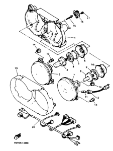 XTZ660 (35.3KW) Фара