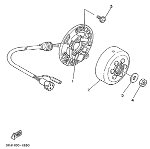 YZ125B Генератор