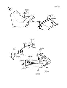 ZX400 Сиденье