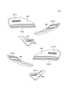 ZR400 Наклейки