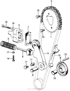 CB750 Cam chain + tensioner