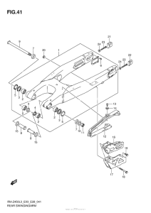 RM-Z450 Rear Swingingarm
