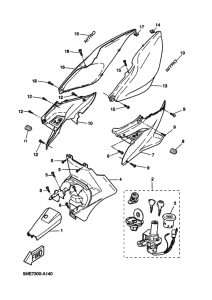 YQ100 Боковая крышка