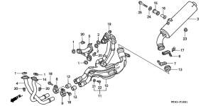 VFR750F Глушитель