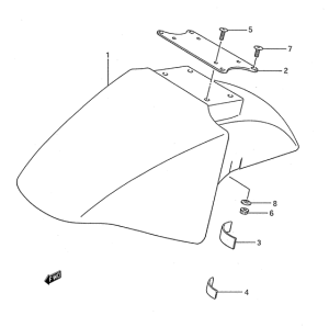 GSX750 Переднее крыло