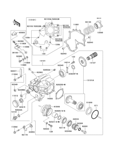 VN1500 Front bevel gear(1 / 2)
