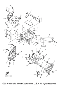 XVS950CT Боковые обтекатели