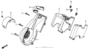 NH80 Fan cover + shroud + air guide cover