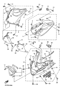 YZF1000R Обтекатель 2