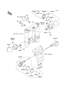 VN1600 Поворотники