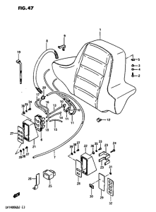 GV1400 Travel trunk pad gv1400gdg / gtg / gdh / gdj