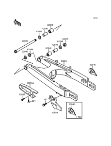 KDX125 Маятник