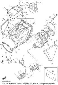 WR250F Впускная система