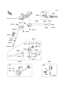 ZX600 Руль