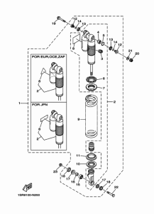 YZ125 Задняя подвеска
