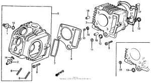 Z50R Cylinder cylinder head