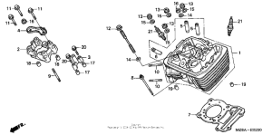 VT600CD Головка цилиндров передняя