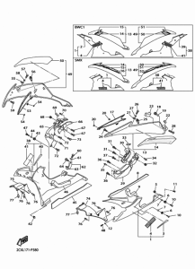 YZF-R6 Обтекатель 2