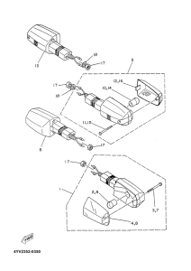 TZR50 Поворотники