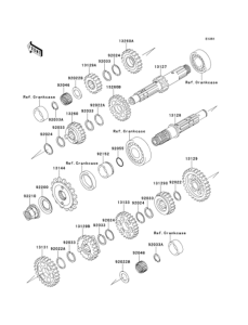 BJ250 Трансмиссия
