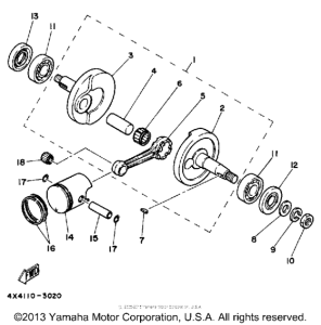 PW50S Коленвал,поршни