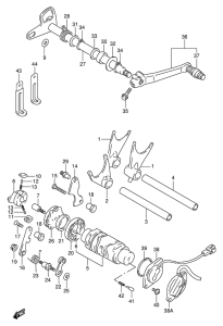 GSX-R1100 Переключение передач