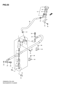 DR650 Задний тормозной цилиндр