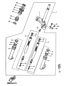 CW50 Передняя вилка