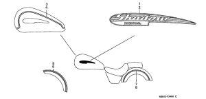 VT1100C3 Stripe / mark