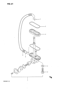 DR650 Топливный кран