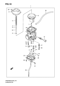 DR200 Carburetor assy