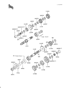 KZ1000 Трансмиссия