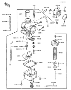 KX500 Carburetor assy